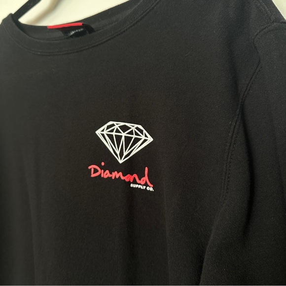 Diamond Supply Co. Black Crewneck Pullover with logo - Picture 4 of 6
